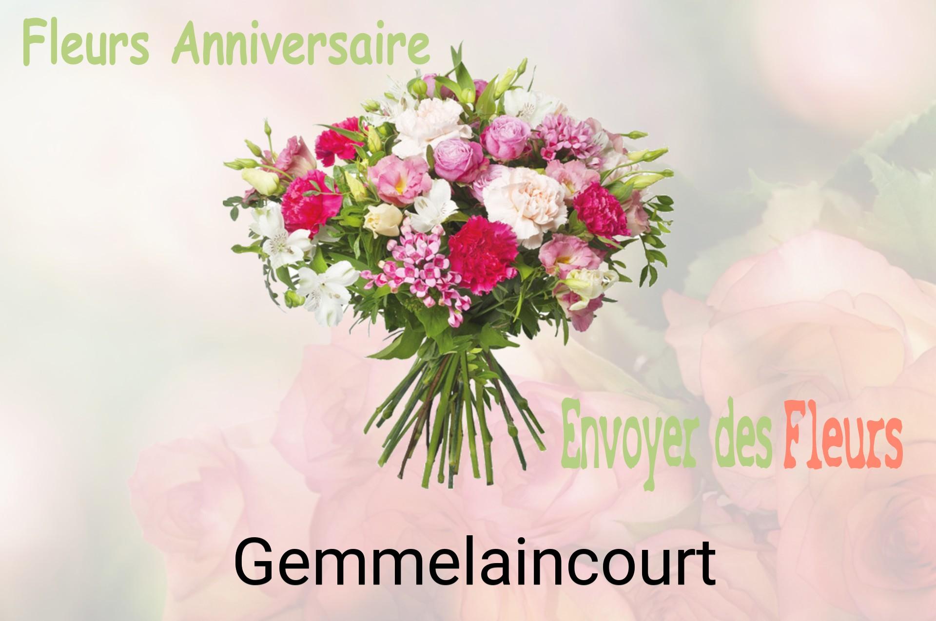 Bouquet de fleurs d’anniversaire livré à Gemmelaincourt