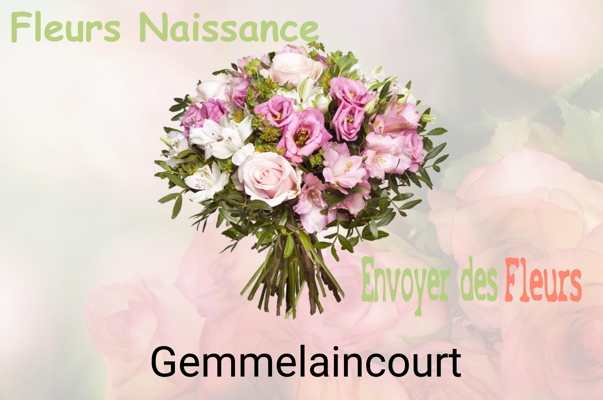 Bouquet de fleurs de naissance livré à Gemmelaincourt